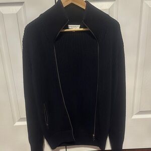 Community brand  navy  Zip-Up Sweater